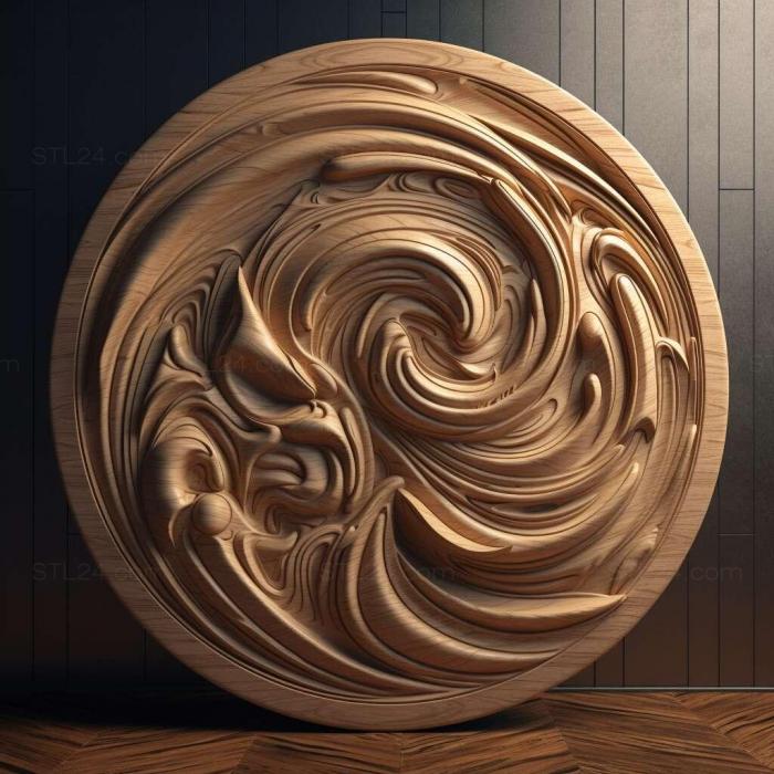 Patterns and decorations (stl light 3, PATTERN_1831) 3D models for cnc